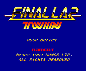 Final Lap Twin (Japan) Screenshot